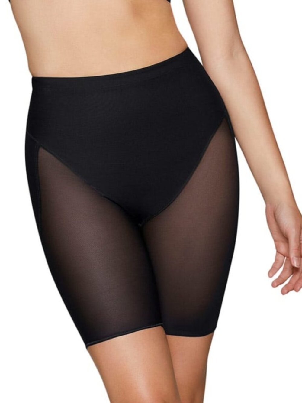 Leonisa Womens Firm Compression Butt Lifter Shaper Shorts Black PowerSlim XL NWT